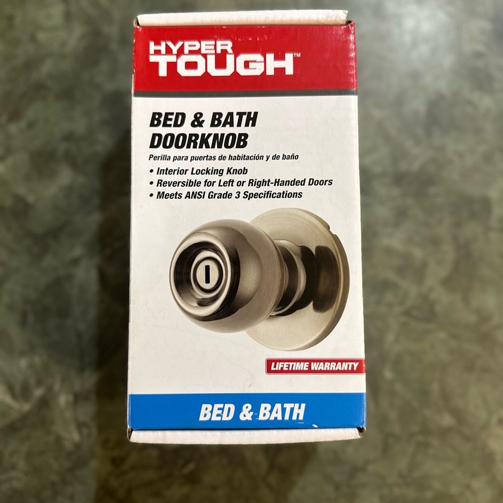 Door knob Silver Bed & Bath Doorknob